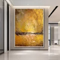Golden Reflections Custom Order Abstract Oil Painting