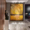 Golden Reflections Custom Order Abstract Oil Painting