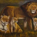 Aslanın Mirası Yağlı Boya Tablosu