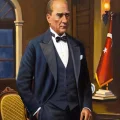 Gratitude to Atatürk Oil Painting