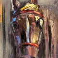 Horse Stance Oil Painting