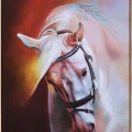 Atın Saflığı Yağlı Boya Tablosu