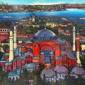 Ayasofya-i Kebir Cami Yağlı Boya Tablosu