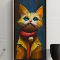 The Gentleman Cat Oil Painting