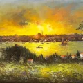 A Rain of Light on the Bosphorus Oil Painting
