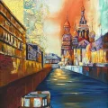 In the Shadow of Budapest Oil Painting