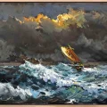 Among the Waves Oil Painting