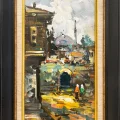 Eski Sokaklar Yağlı Boya Tablosu