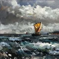 Against the Storm Oil Painting