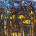 Galata Tower Rhapsody Oil Painting