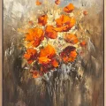 Poppy Symphony Oil Painting
