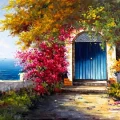 Judas Trees at the Gate of the Heart Oil Painting