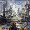 The Gray Metropolis Oil Painting