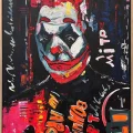 The Darkness of a Smile: Joker Oil Painting