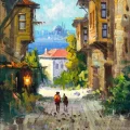 Hatıralarda İstanbul Yağlı Boya Tablosu