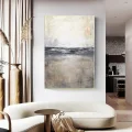 Scandinavian Gray Reflections Custom Order Abstract Oil Painting