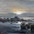 A Day on the Bosphorus Oil Painting
