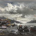 A Day in Istanbul Oil Painting