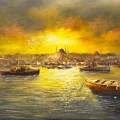 The Serene Face of Istanbul Oil Painting