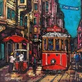 Jazz Festival on Istiklal Avenue Oil Painting