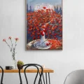 Poppies in the Glass Oil Painting