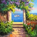 Light Behind the Door Oil Painting