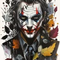 Joker of the Darkness Oil Painting
