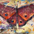 Mystery of Butterfly Wings Oil Painting