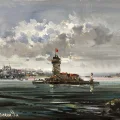 Time at Maidens Tower Oil Painting