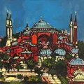 Hagia Sophia Beneath the Dome Oil Painting