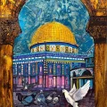 Kudüs’te Yükselen Barış Yağlı Boya Tablosu
