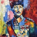 Mareşal Mustafa Kemal Atatürk Yağlı Boya Tablosu