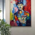 Mareşal Mustafa Kemal Atatürk Yağlı Boya Tablosu