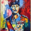 Mareşal Mustafa Kemal Atatürk Yağlı Boya Tablosu