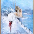 Winter in Ortaköy Oil Painting