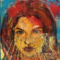 Beauty Behind the Veil Oil Painting