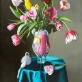 The Magic of Colorful Flowers Oil Painting