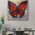 Colorful Butterfly Adventure Oil Painting | Simurg Art Gallery