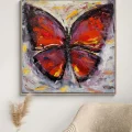Colorful Butterfly Adventure Oil Painting | Simurg Art Gallery