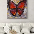 Colorful Butterfly Adventure Oil Painting | Simurg Art Gallery