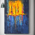 Colorful Sails Custom Order Abstract Oil Painting