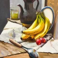 Morning Feast Oil Painting