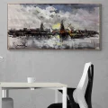 Silent Harbor Oil Painting