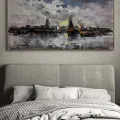 Silent Harbor Oil Painting