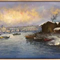 Sessiz Sular İstanbul Yağlı Boya Tablosu