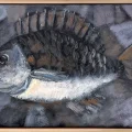 Black and White Fish Oil Painting