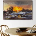 Evening Falling into the Waters Oil Painting