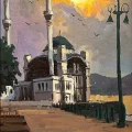 The Bosphorus in the Shadow of History Oil Painting