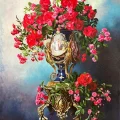 Life in a Vase Oil Painting