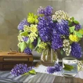 Purity in a Vase Oil Painting